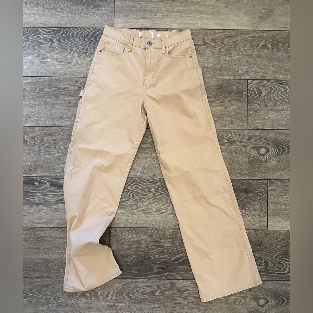 Willow Cargo Pants Beige  SZ 7/28 NWOT